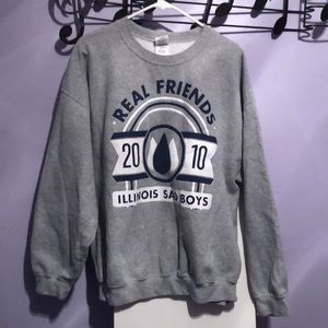 Real Friends band crewneck